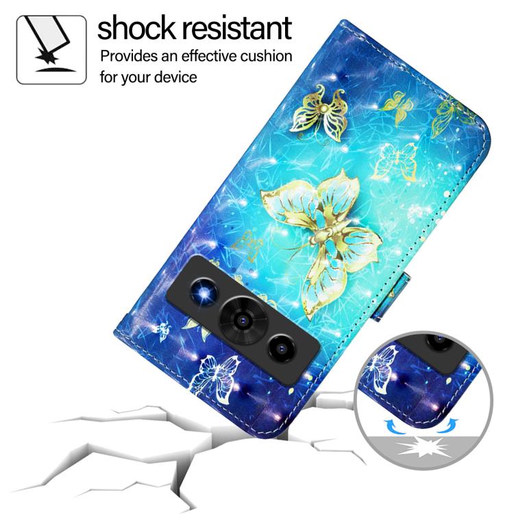 For ZTE nubia P7 Pro 5G / Optus X Value 5G 3D Painting Horizontal Flip Leather Phone Case