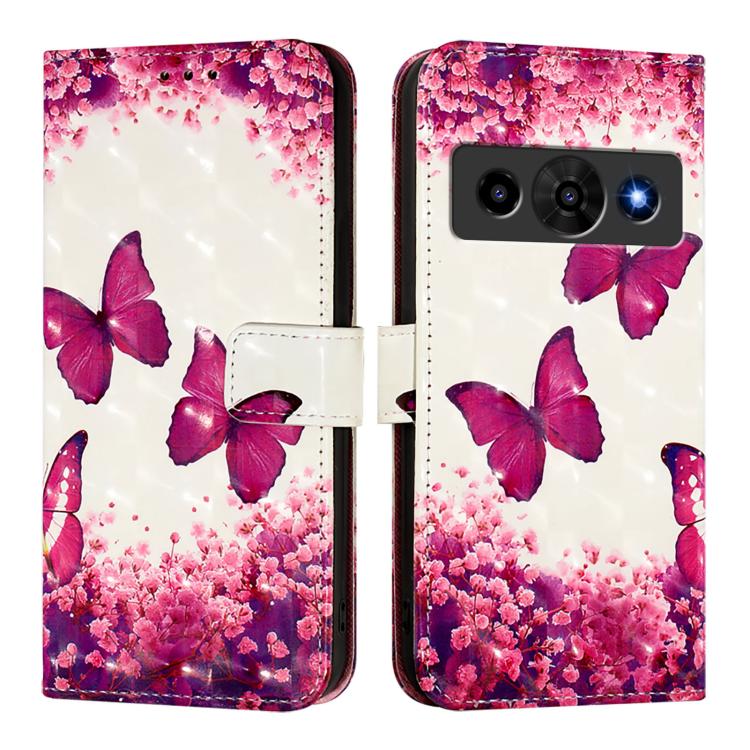 For ZTE nubia P7 Pro 5G / Optus X Value 5G 3D Painting Horizontal Flip Leather Phone Case
