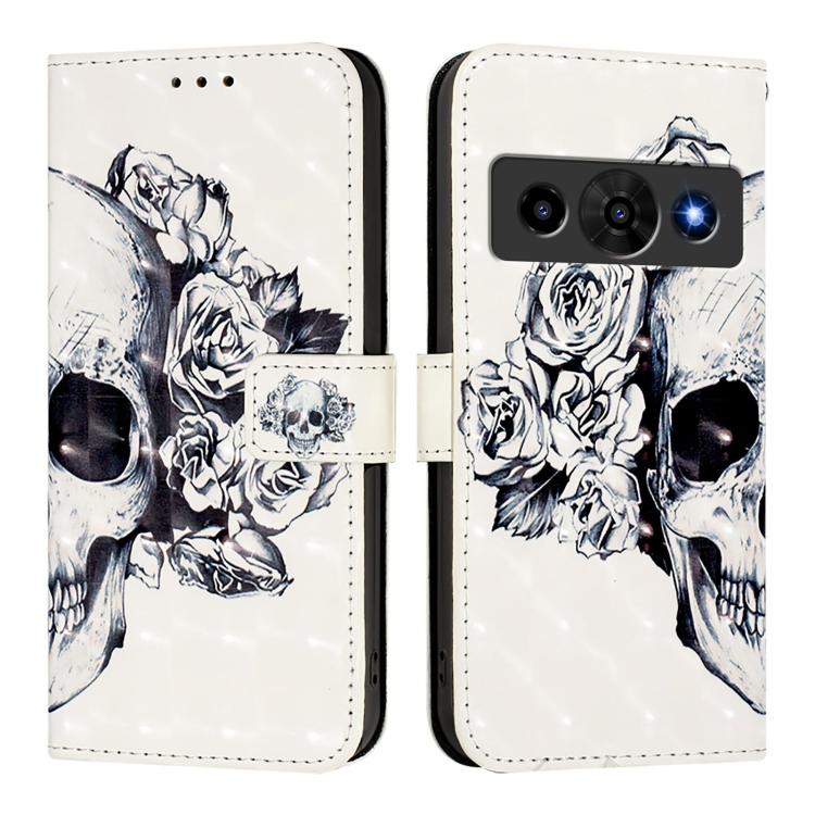 For ZTE nubia P7 Pro 5G / Optus X Value 5G 3D Painting Horizontal Flip Leather Phone Case