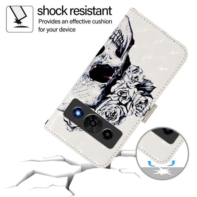For ZTE nubia P7 Pro 5G / Optus X Value 5G 3D Painting Horizontal Flip Leather Phone Case