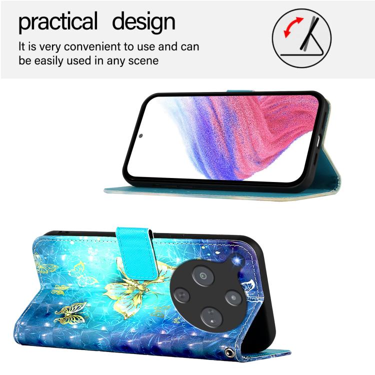 For ZTE nubia P9 Pro 5G / Optus X Pro 2 5G 3D Painting Horizontal Flip Leather Phone Case