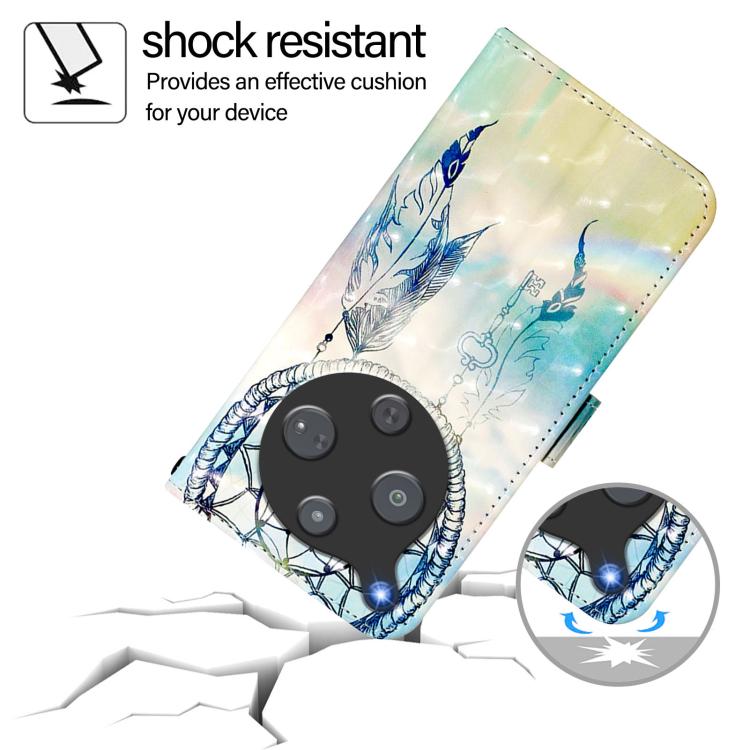For ZTE nubia P9 Pro 5G / Optus X Pro 2 5G 3D Painting Horizontal Flip Leather Phone Case