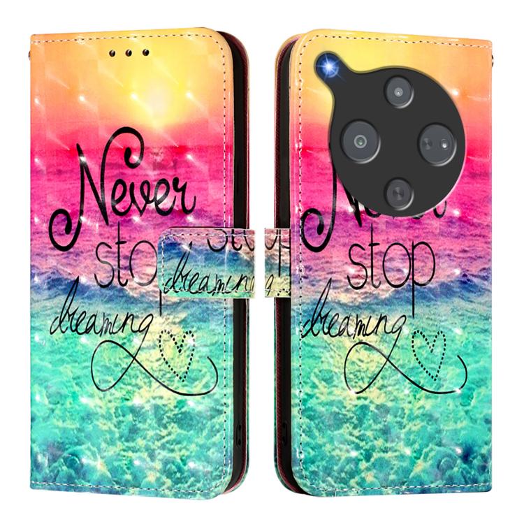 For ZTE nubia P9 Pro 5G / Optus X Pro 2 5G 3D Painting Horizontal Flip Leather Phone Case