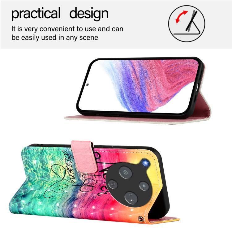 For ZTE nubia P9 Pro 5G / Optus X Pro 2 5G 3D Painting Horizontal Flip Leather Phone Case