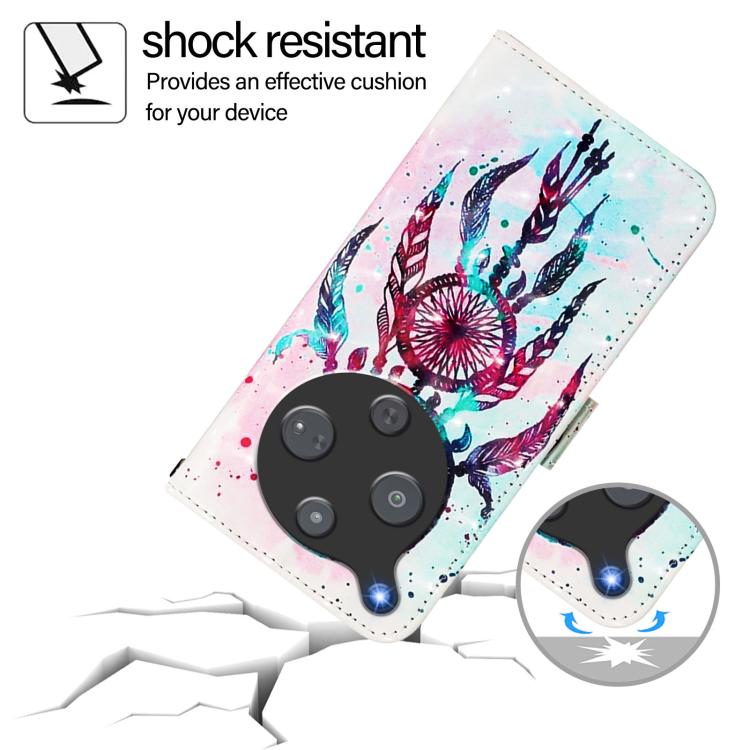 For ZTE nubia P9 Pro 5G / Optus X Pro 2 5G 3D Painting Horizontal Flip Leather Phone Case