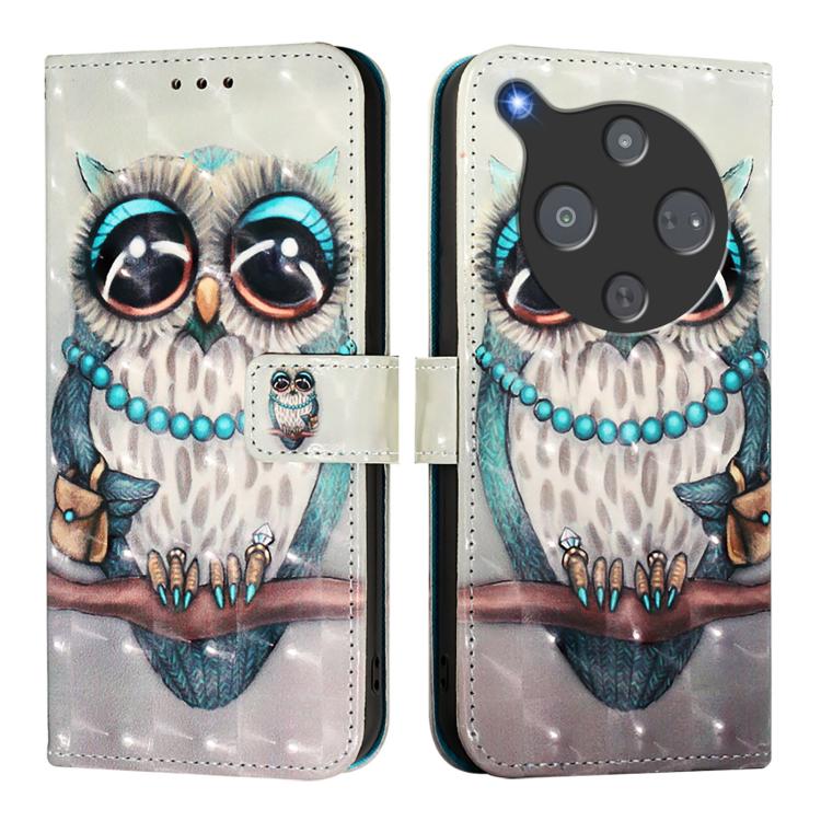 For ZTE nubia P9 Pro 5G / Optus X Pro 2 5G 3D Painting Horizontal Flip Leather Phone Case