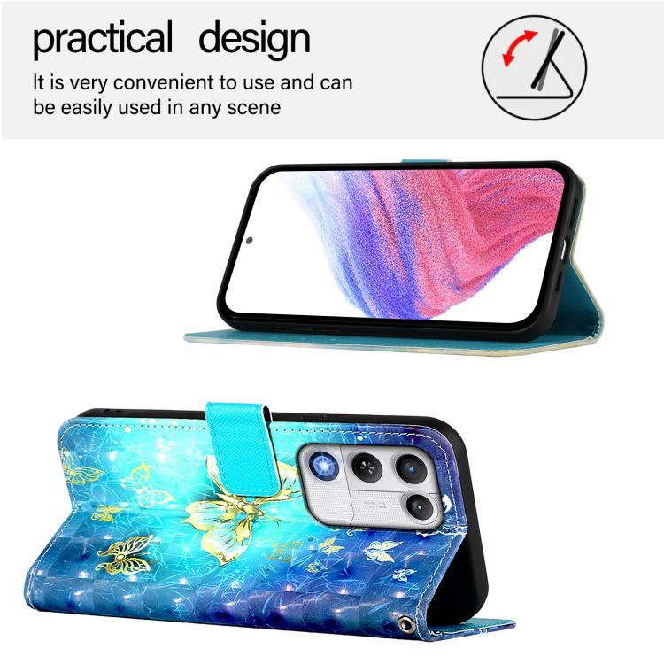 For ZTE nubia RedMagic 11 Air 3D Painting Horizontal Flip Leather Phone Case