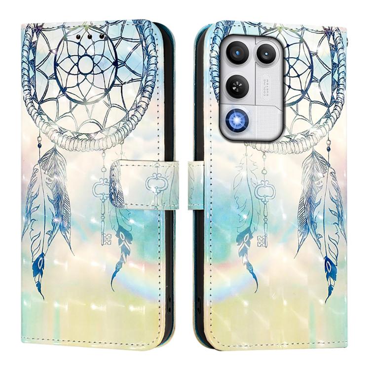 For ZTE nubia RedMagic 11 Air 3D Painting Horizontal Flip Leather Phone Case
