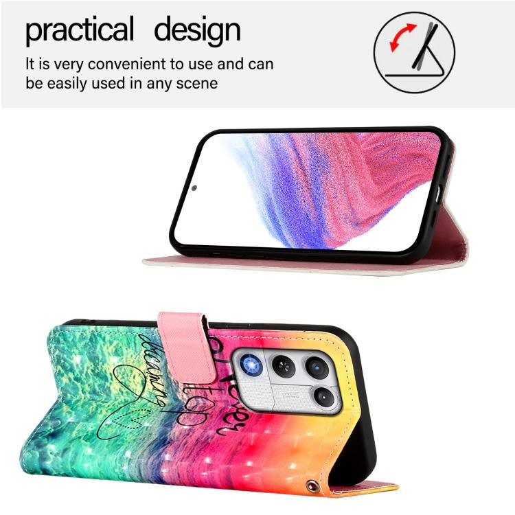 For ZTE nubia RedMagic 11 Air 3D Painting Horizontal Flip Leather Phone Case