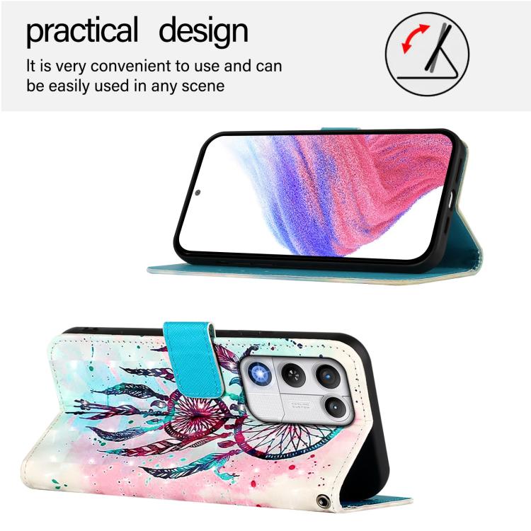 For ZTE nubia RedMagic 11 Air 3D Painting Horizontal Flip Leather Phone Case