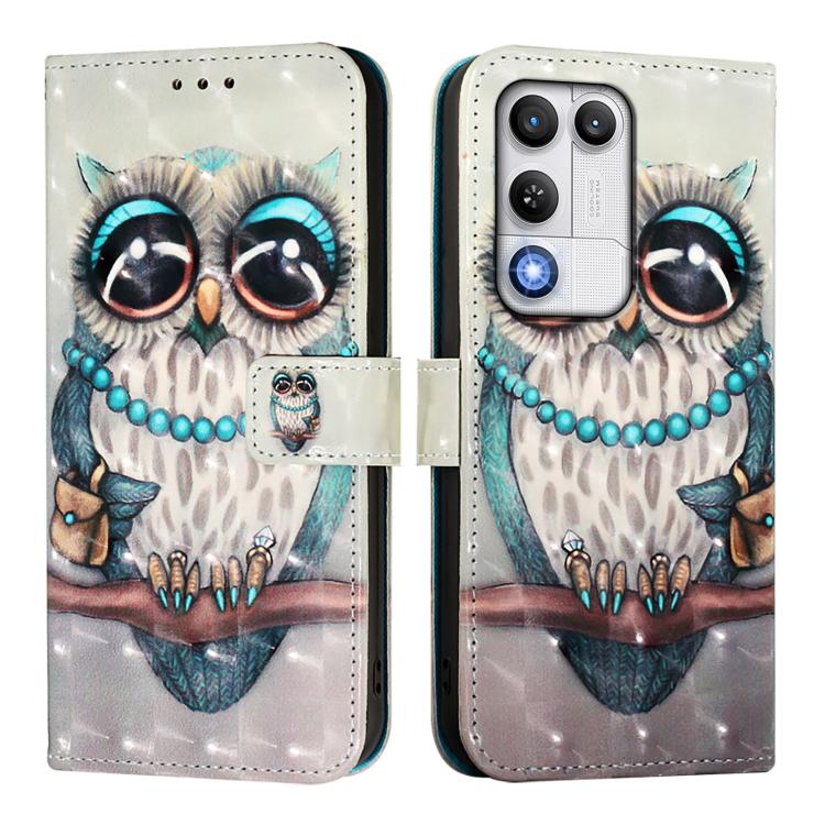 For ZTE nubia RedMagic 11 Air 3D Painting Horizontal Flip Leather Phone Case