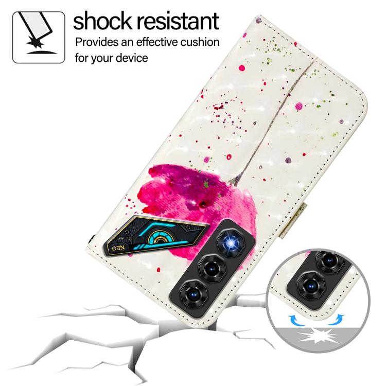 For ZTE nubia Neo 5 5G 3D Painting Horizontal Flip Leather Phone Case