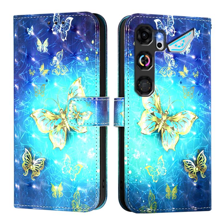 For ZTE nubia Neo 5 GT 5G 3D Painting Horizontal Flip Leather Phone Case
