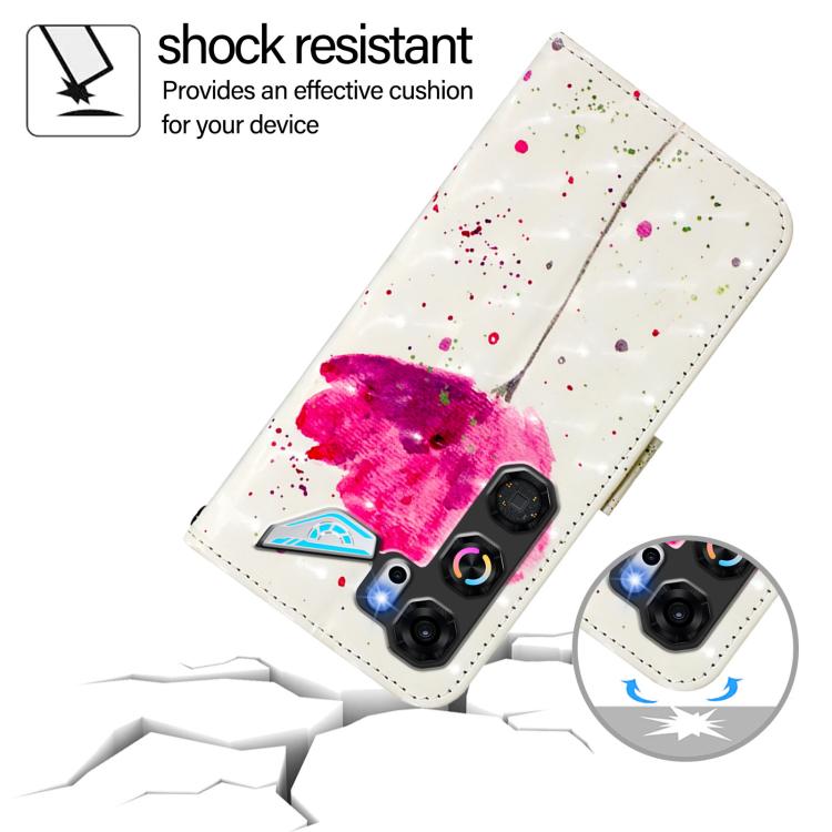 For ZTE nubia Neo 5 GT 5G 3D Painting Horizontal Flip Leather Phone Case