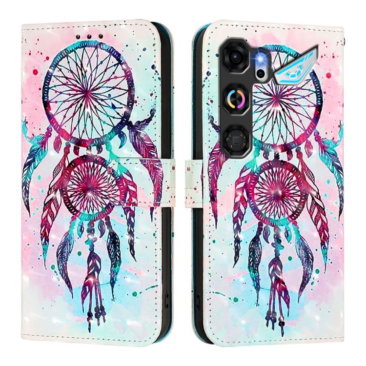 For ZTE nubia Neo 5 GT 5G 3D Painting Horizontal Flip Leather Phone Case