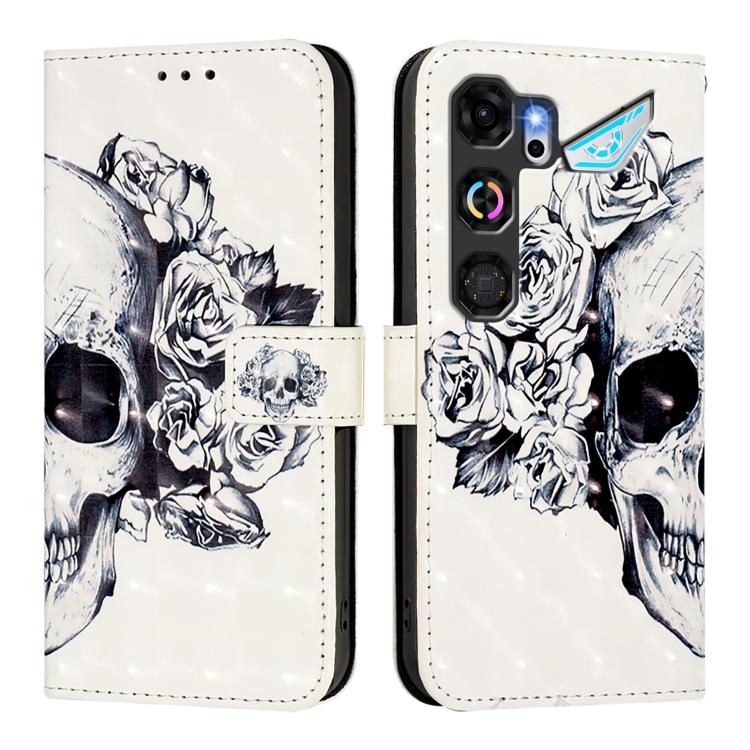 For ZTE nubia Neo 5 GT 5G 3D Painting Horizontal Flip Leather Phone Case