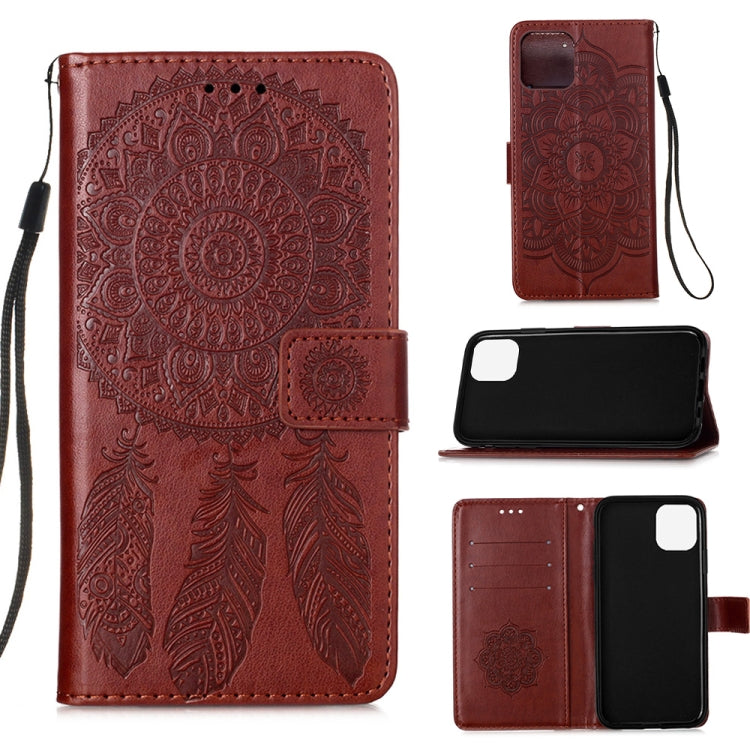 For iPhone 12 mini Dream Catcher Printing Horizontal Flip Leather Case with Holder & Card Slots & Wallet & Lanyard