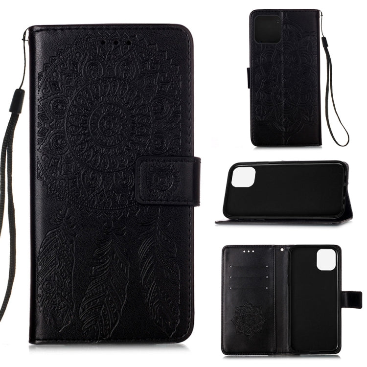 For iPhone 12 mini Dream Catcher Printing Horizontal Flip Leather Case with Holder & Card Slots & Wallet & Lanyard