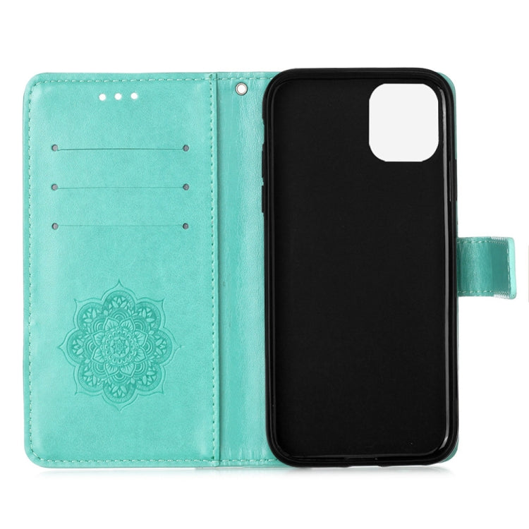 For iPhone 12 / 12 Pro Dream Catcher Printing Horizontal Flip Leather Case with Holder & Card Slots & Wallet & Lanyard