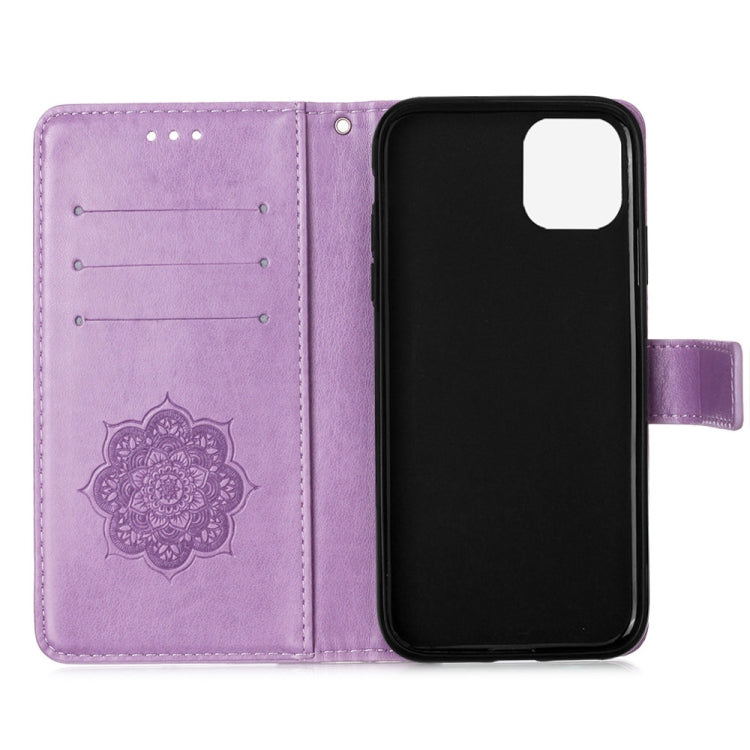 For iPhone 12 / 12 Pro Dream Catcher Printing Horizontal Flip Leather Case with Holder & Card Slots & Wallet & Lanyard