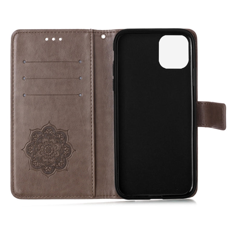 For iPhone 12 / 12 Pro Dream Catcher Printing Horizontal Flip Leather Case with Holder & Card Slots & Wallet & Lanyard