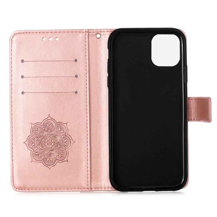 For iPhone 12 Pro Max Dream Catcher Printing Horizontal Flip Leather Case with Holder & Card Slots & Wallet & Lanyard