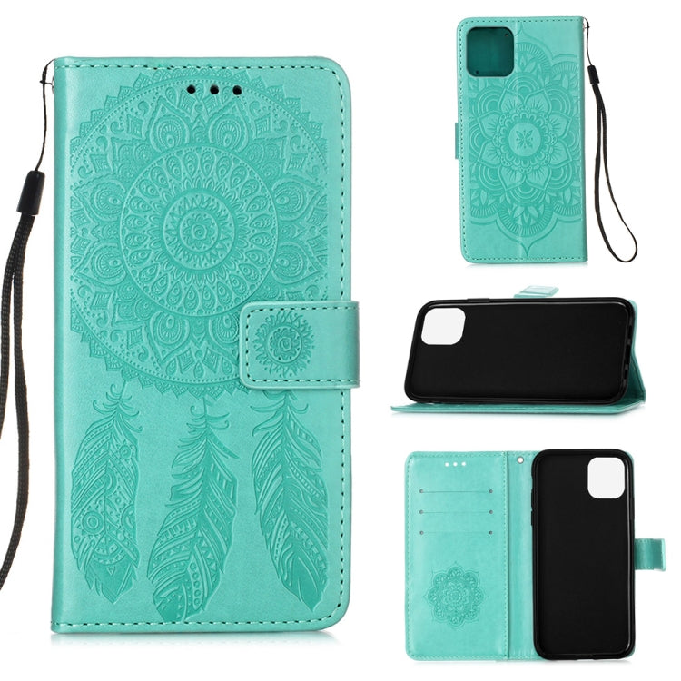 For iPhone 12 Pro Max Dream Catcher Printing Horizontal Flip Leather Case with Holder & Card Slots & Wallet & Lanyard