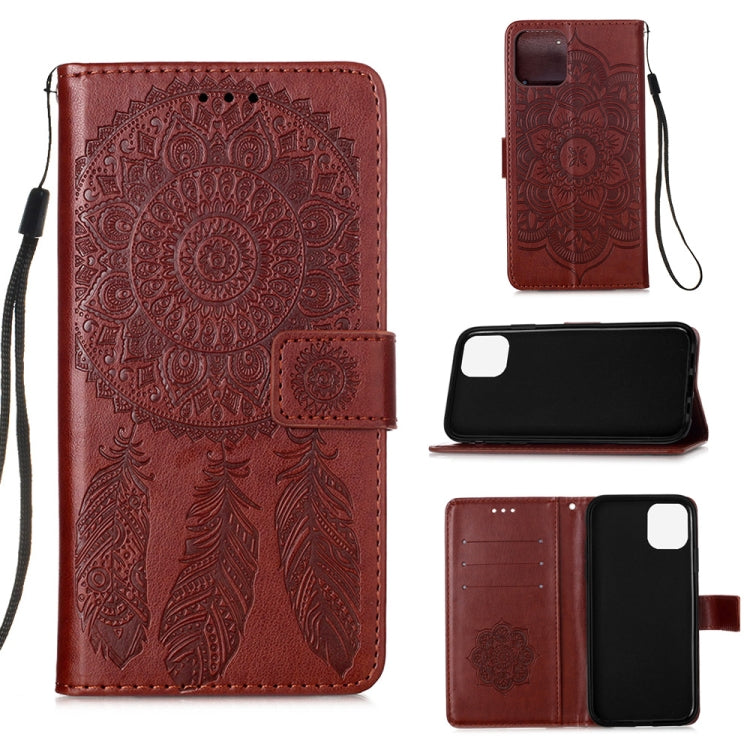 For iPhone 12 Pro Max Dream Catcher Printing Horizontal Flip Leather Case with Holder & Card Slots & Wallet & Lanyard