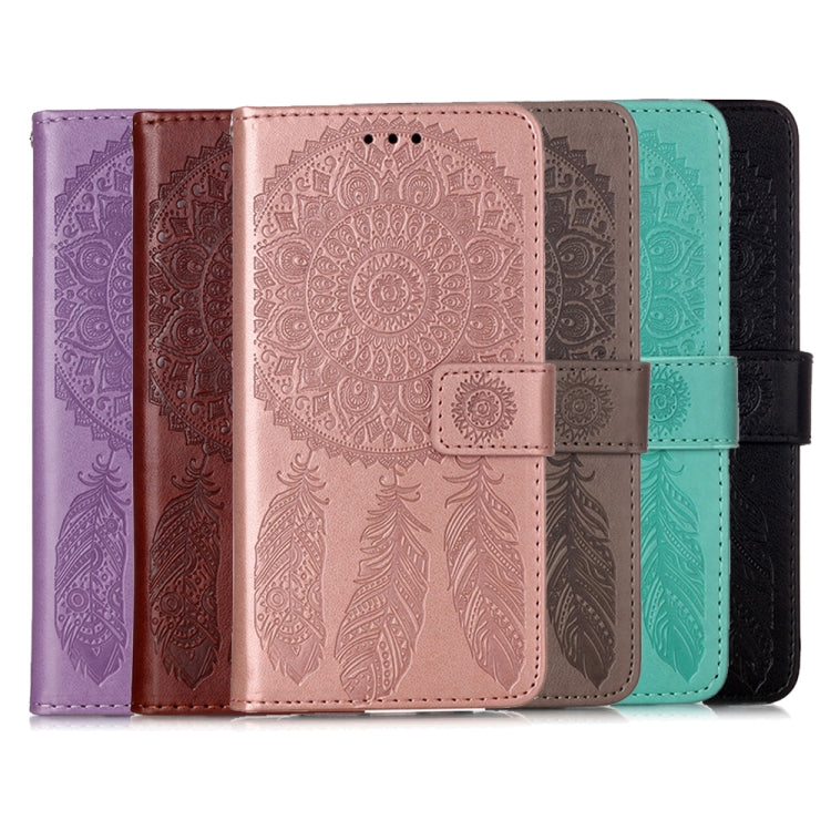 For iPhone 12 Pro Max Dream Catcher Printing Horizontal Flip Leather Case with Holder & Card Slots & Wallet & Lanyard