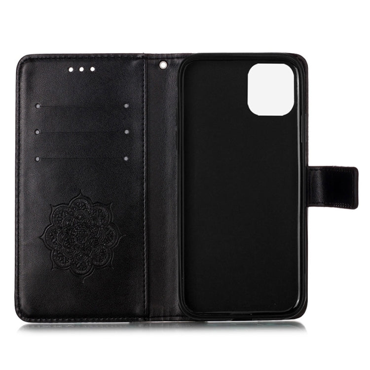 For iPhone 12 Pro Max Dream Catcher Printing Horizontal Flip Leather Case with Holder & Card Slots & Wallet & Lanyard