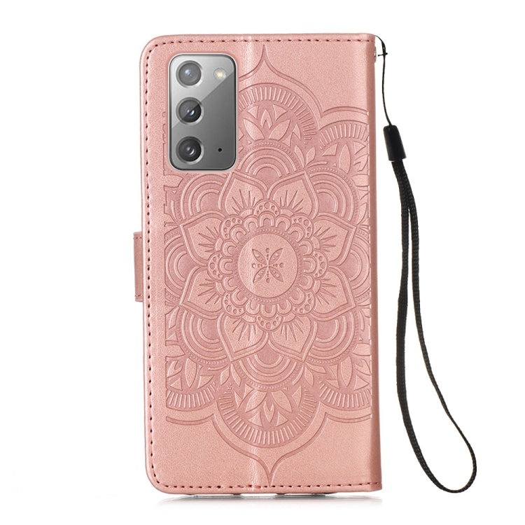 For Samsung Galaxy Note20 Dream Catcher Printing Horizontal Flip Leather Case with Holder & Card Slots & Wallet & Lanyard