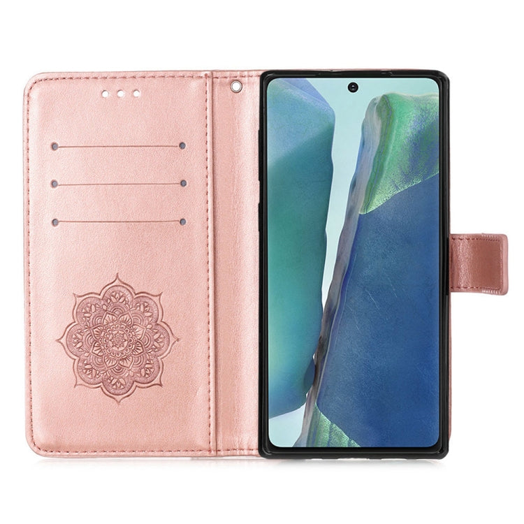 For Samsung Galaxy Note20 Dream Catcher Printing Horizontal Flip Leather Case with Holder & Card Slots & Wallet & Lanyard