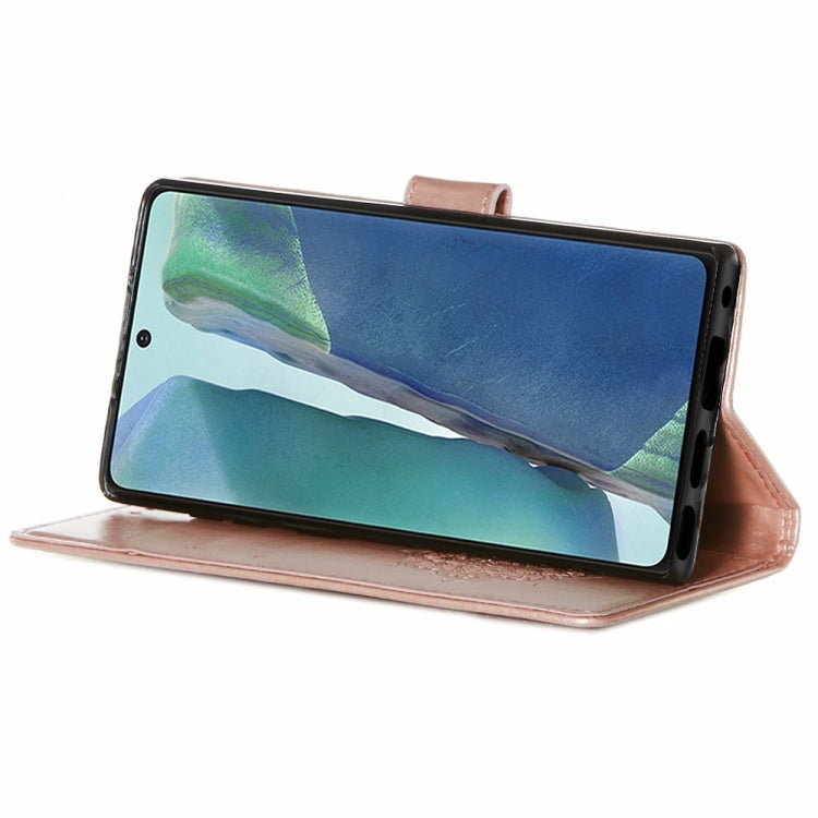 For Samsung Galaxy Note20 Dream Catcher Printing Horizontal Flip Leather Case with Holder & Card Slots & Wallet & Lanyard