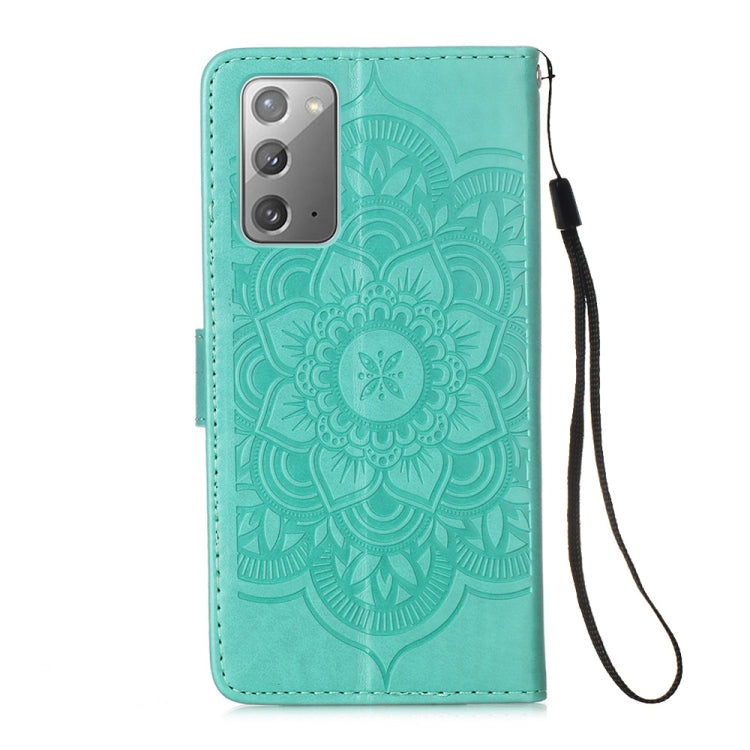 For Samsung Galaxy Note20 Dream Catcher Printing Horizontal Flip Leather Case with Holder & Card Slots & Wallet & Lanyard