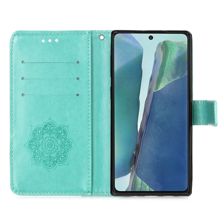 For Samsung Galaxy Note20 Dream Catcher Printing Horizontal Flip Leather Case with Holder & Card Slots & Wallet & Lanyard