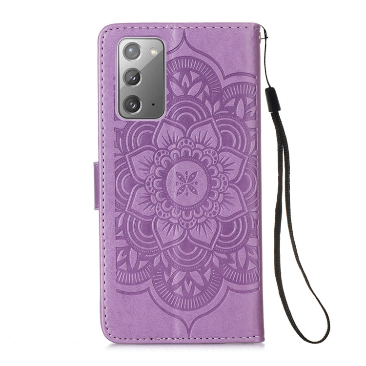 For Samsung Galaxy Note20 Dream Catcher Printing Horizontal Flip Leather Case with Holder & Card Slots & Wallet & Lanyard