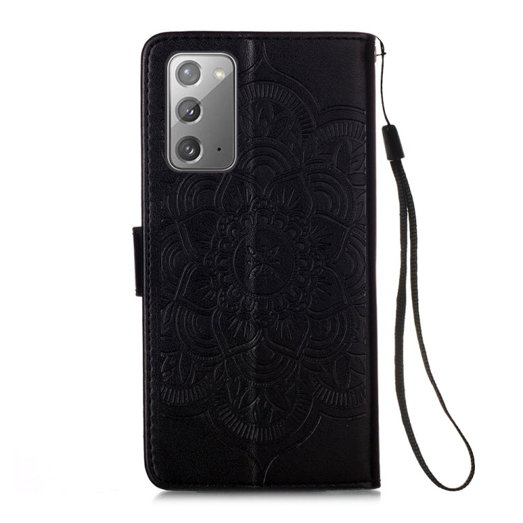 For Samsung Galaxy Note20 Dream Catcher Printing Horizontal Flip Leather Case with Holder & Card Slots & Wallet & Lanyard