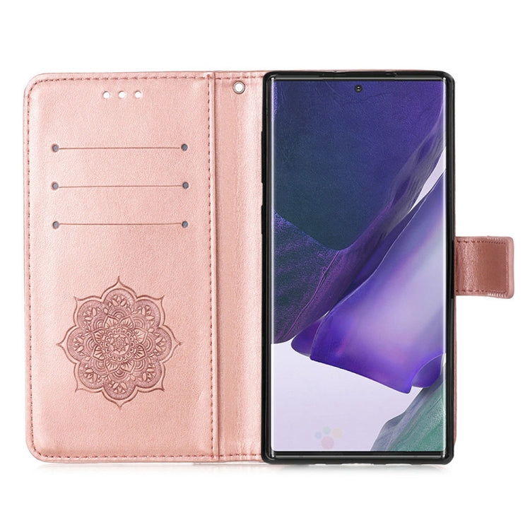 For Samsung Galaxy Note20 Ultra Dream Catcher Printing Horizontal Flip Leather Case with Holder & Card Slots & Wallet & Lanyard