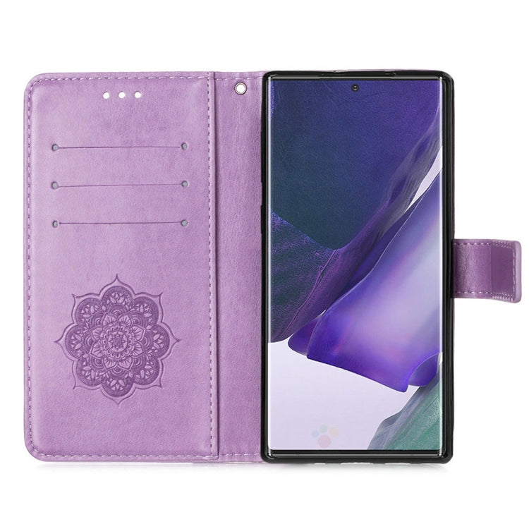 For Samsung Galaxy Note20 Ultra Dream Catcher Printing Horizontal Flip Leather Case with Holder & Card Slots & Wallet & Lanyard