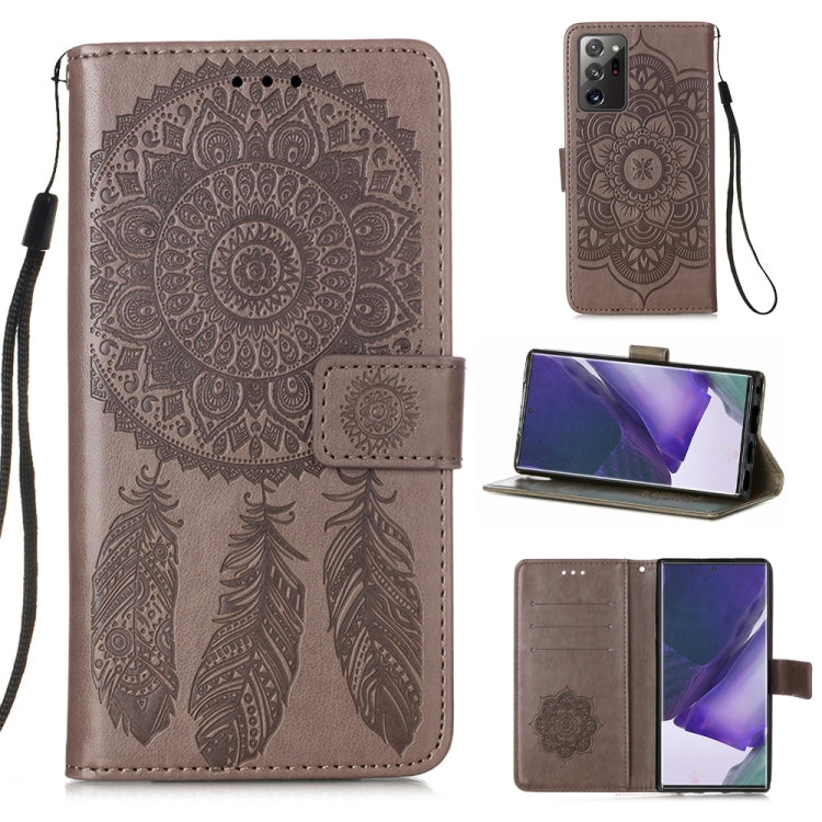 For Samsung Galaxy Note20 Ultra Dream Catcher Printing Horizontal Flip Leather Case with Holder & Card Slots & Wallet & Lanyard