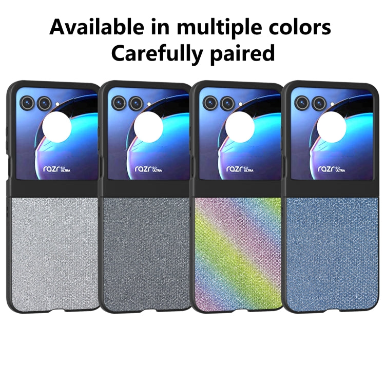 For Motorola Razr 50 Diamond Series Black Edge Phone Case