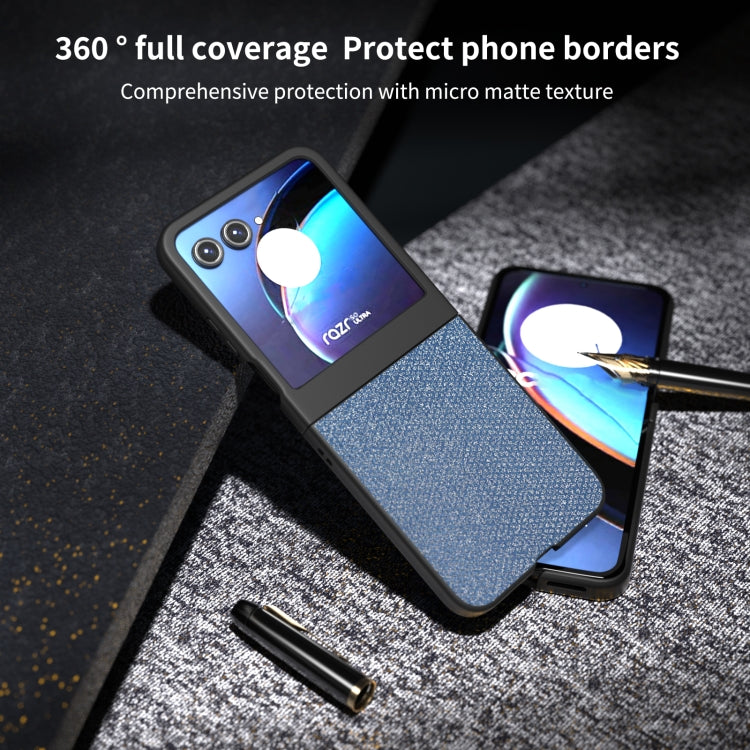 For Motorola Razr 50 Diamond Series Black Edge Phone Case