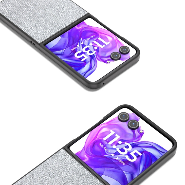 For Motorola Razr 50 Ultra Diamond Series Black Edge Phone Case