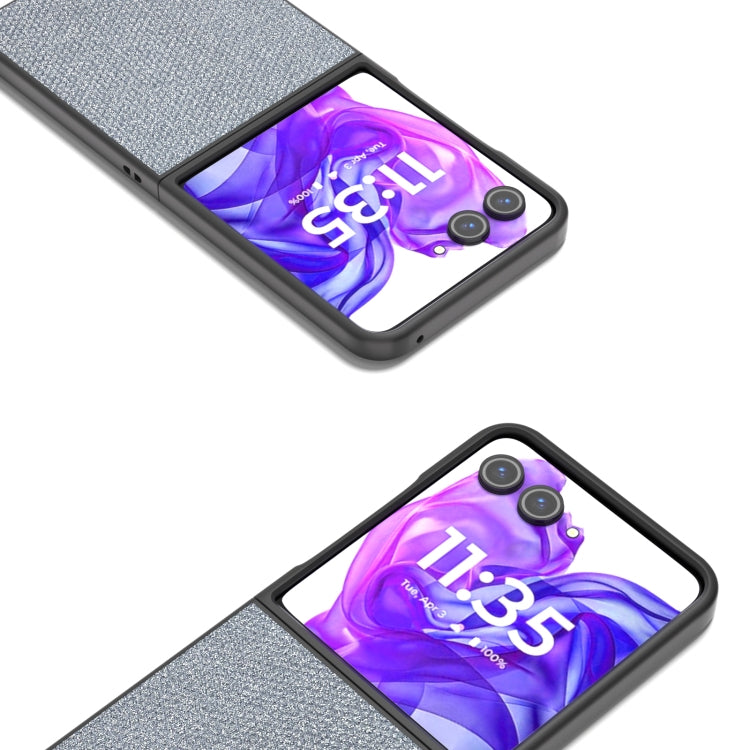 For Motorola Razr 50 Ultra Diamond Series Black Edge Phone Case