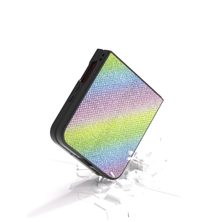 For Motorola Razr 60 Ultra Diamond Series Black Edge Phone Case