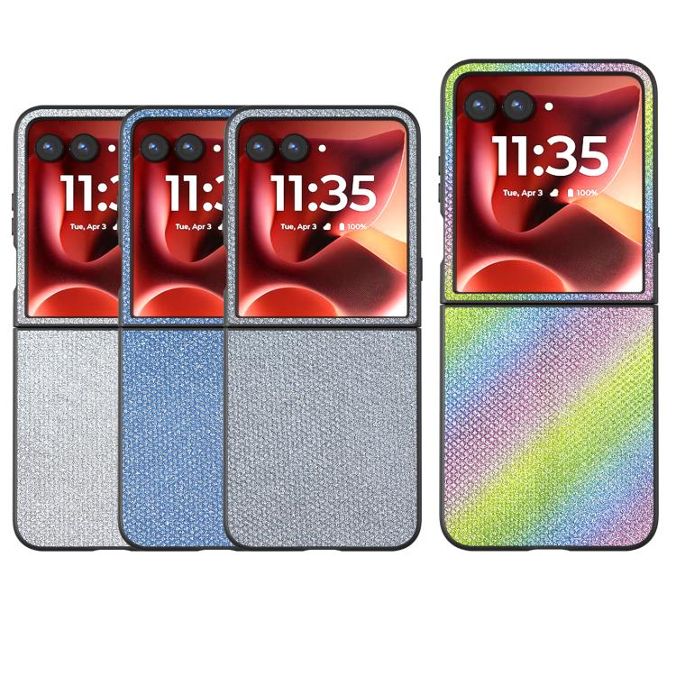 For Motorola Razr 60 Ultra Diamond Series Black Edge Phone Case