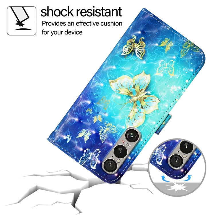 For Sony Xperia 1 VI 3D Painting Horizontal Flip Leather Phone Case
