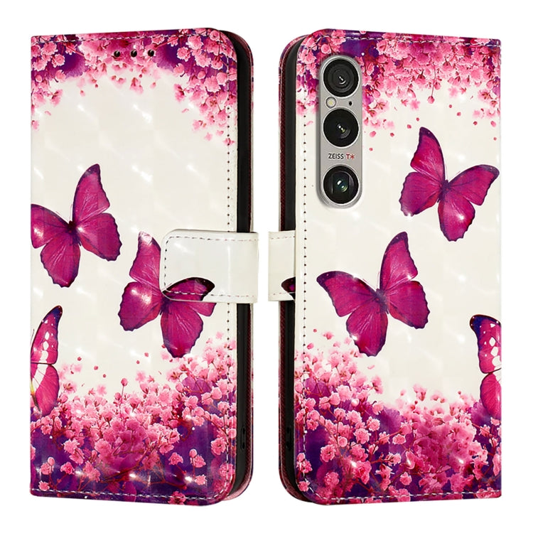 For Sony Xperia 1 VI 3D Painting Horizontal Flip Leather Phone Case