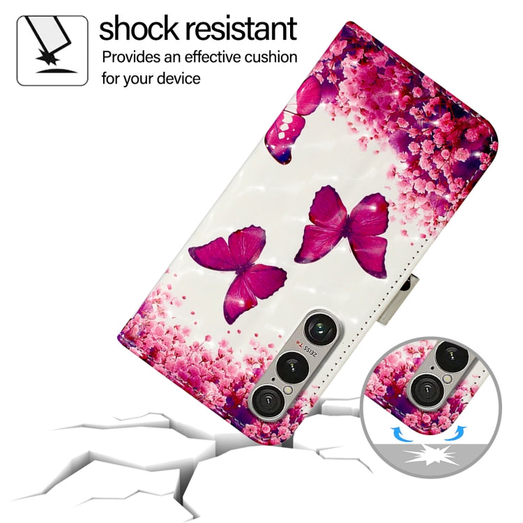 For Sony Xperia 1 VI 3D Painting Horizontal Flip Leather Phone Case