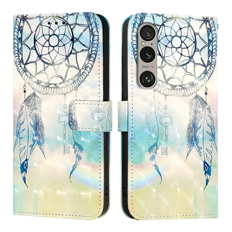 For Sony Xperia 1 VI 3D Painting Horizontal Flip Leather Phone Case